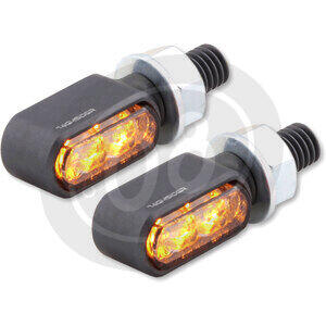 Led winkers Highsider Bronx mini titan smoked pair - Pictures 4