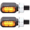 Coppia frecce led Highsider Bronx mini titanio fumè - Foto 1
