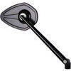 Specchietto retrovisore reversibile Motogadget M-View Sport lungo senza vetro nero - Foto 1