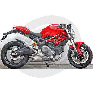 Exhaust system Ducati Monster 696 stainless QD Exhaust Ex-Box - Pictures 2
