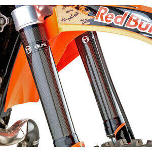 Fork tube protections Moose Racing carbon pair - Bilder 2