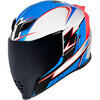 Casco moto integrale Icon Airflite Ultrabolt bianco/blu/nero/rosso - Foto 1