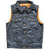 Gilet 13 1/2 Blood Moon pelle nero - Foto 1