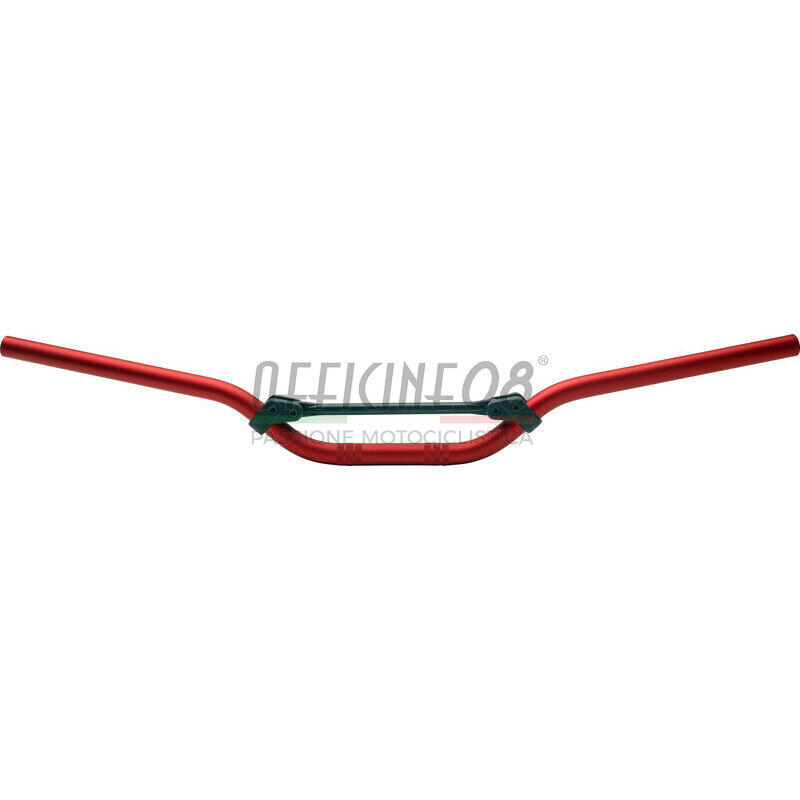 Handlebar 22mm Tommaselli Trial medium angle alloy red