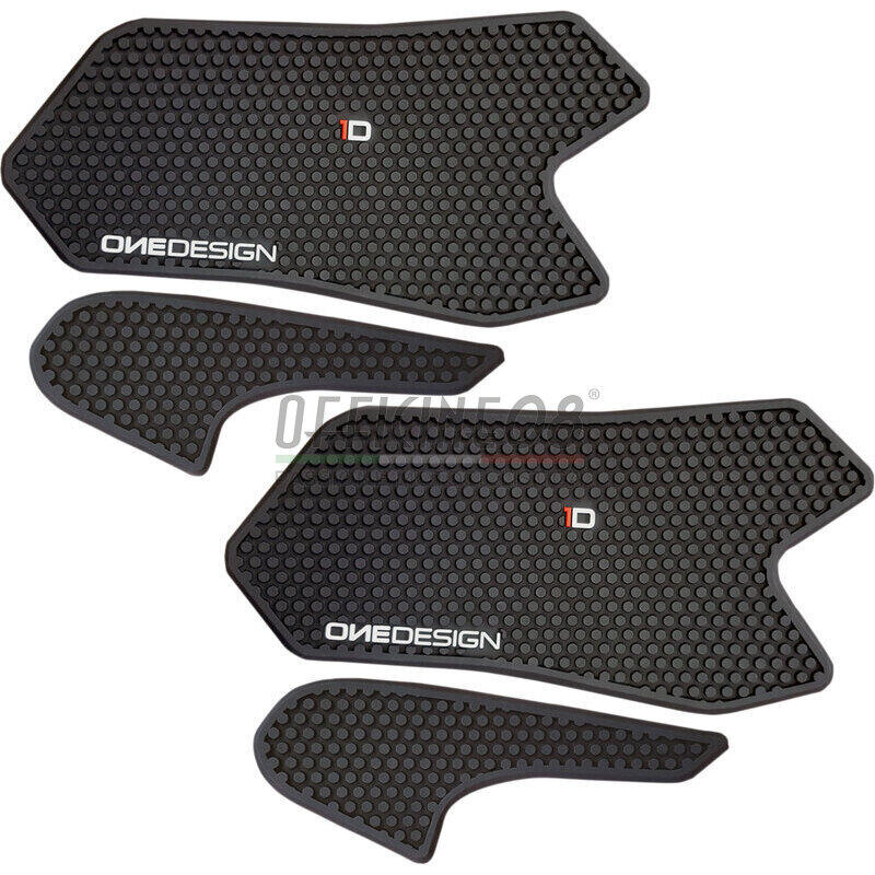 Fuel tank knee pads Ducati Panigale black pair