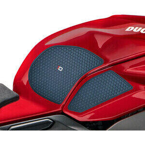 Fuel tank knee pads Ducati Panigale V4 black pair - Pictures 2