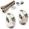 Riser per Honda CB 1100 '17- manubrio 22mm LSL grigio coppia - Foto 1