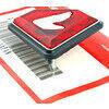 Emblema fianchetto per Honda CB 750 Four K1 sinistro - Foto 1