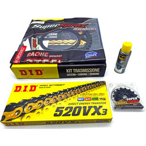 Chain and sprockets kit Benelli TNT 1130 DID ZVMX - Pictures 2