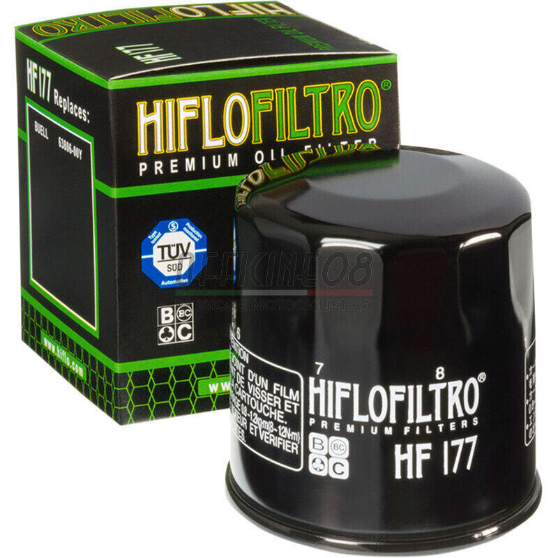 Oil filter HiFlo HF177 black