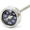 Engine oil thermometer M25x1.5 length 160mm dial black