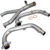 Collettore di scarico per Moto Guzzi V 85 TT E5 completo compensatore inox catalizzatore - Foto 1