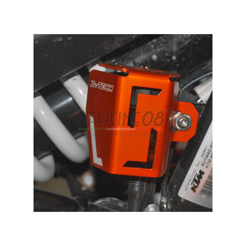 Brake master cylinder reservoir protection KTM Adventure 790 rear MyTech orange