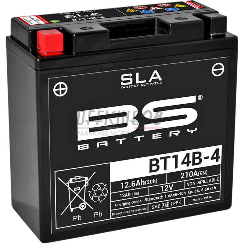 Battery BS Battery BT14B-4 SLA 12V-12Ah