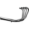 Impianto di scarico per Kawasaki GPZ 750 Uni-Track Delkevic 4 in 1 Racing inox - Foto 1