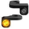 Coppia frecce led per Harley-Davidson V-Rod anteriori Heinz Bikes Nano nero fumè - Foto 1
