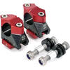 Riser per Aprilia Tuono V4 manubrio 28.5mm Gilles Tooling 2D.GT regolabili rosso coppia - Foto 1