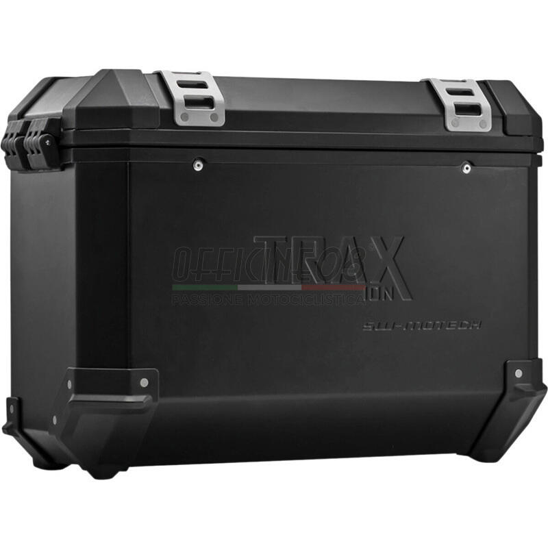 Borsa moto SW-Motech TRAX-ION 37lt Black Edition sinistra