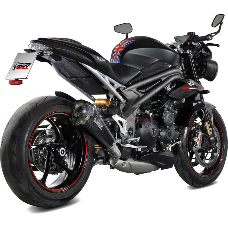 Auspuff Schalldämpfer Triumph Speed Triple 1050 '18- MIVV Delta Race carbon