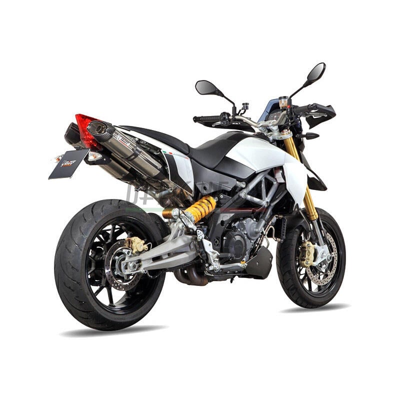 Auspuff Schalldämpfer Aprilia Dorsoduro 1200 MIVV Suono edelstahl paar