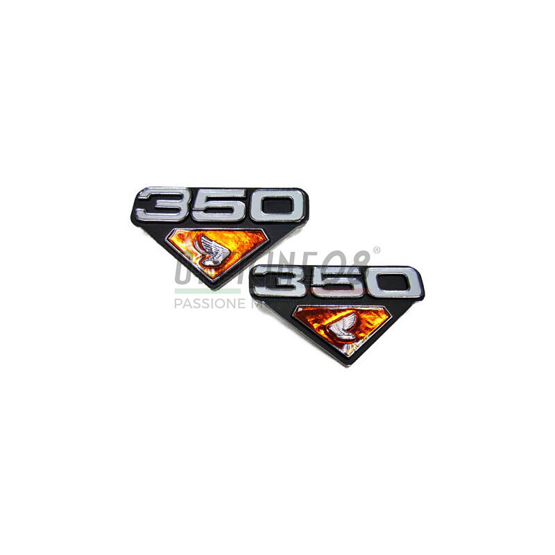 Emblema fianchetto per Honda CB 350 K '72 Replica originale set