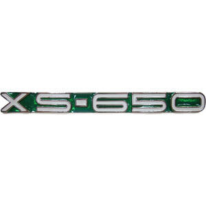Emblema fianchetto per Yamaha XS 650 -'73 Replica originale verde