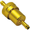 Filtro benzina 2 vie 8mm smontabile alluminio oro - Foto 1