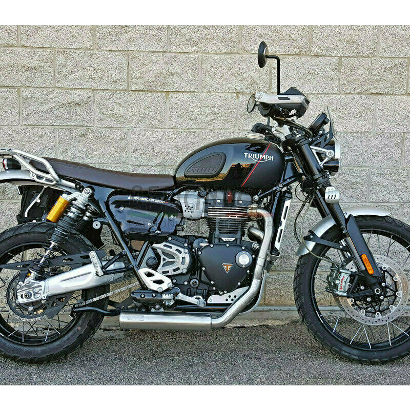 Auspuffanlagen Komplett Triumph Scrambler 1200 -'20 Mass Cross 2-1