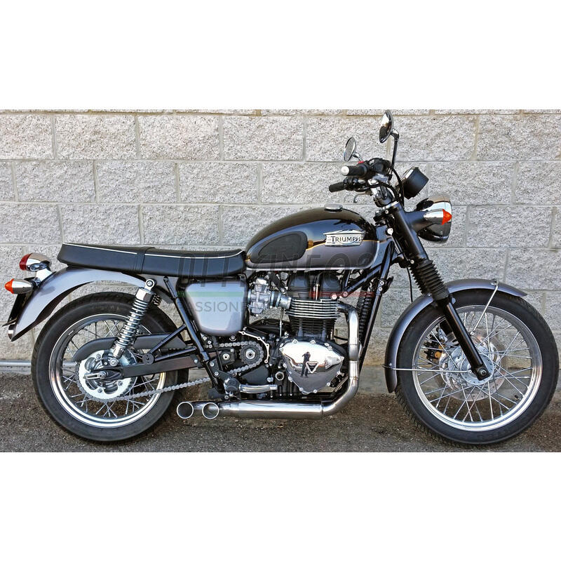 Auspuffanlagen Komplett Triumph Thruxton 900 Mass Trucker 2-1