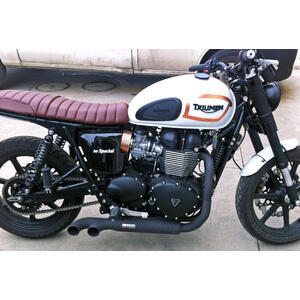 Auspuffanlagen Komplett Triumph Thruxton 900 Mass Trucker 2-1 - Bilder 2