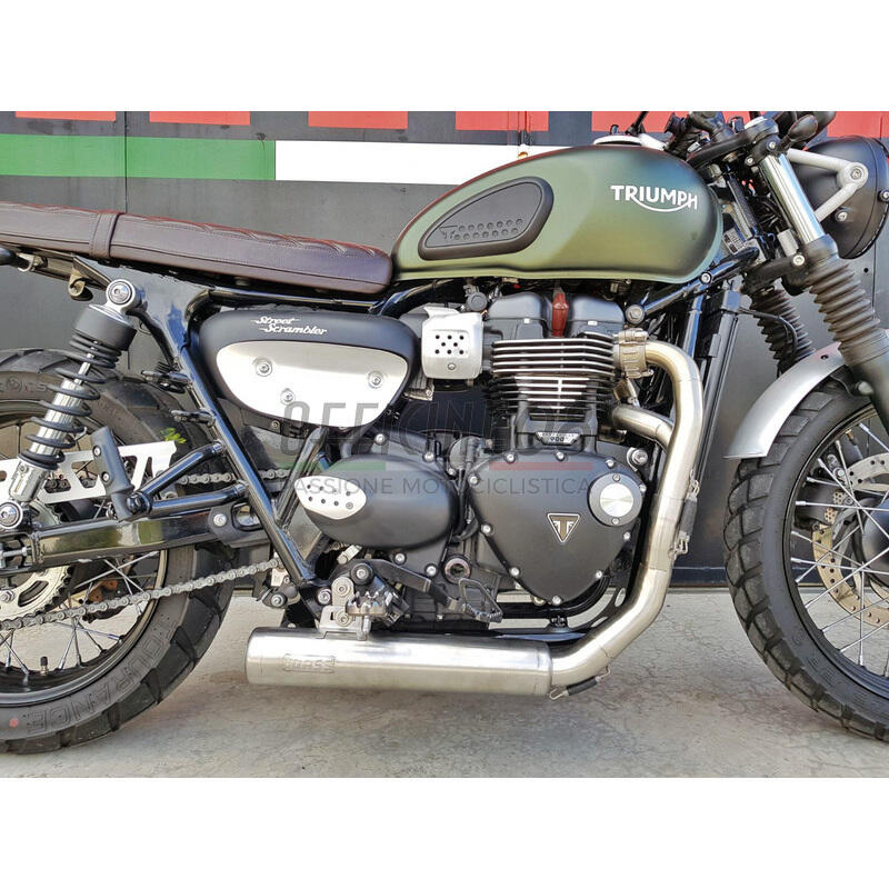 Auspuffanlagen Komplett Triumph Street Scrambler -'20 Mass Cross 2-1