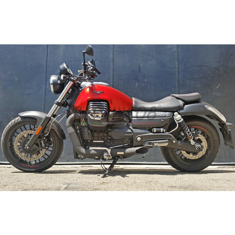 Impianto di scarico per Moto Guzzi California 1400 Audace -'16 Mass Hot Rod 2-2