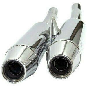 Exhaust muffler Moto Guzzi V 35 II Mistral Classic pair - Pictures 8