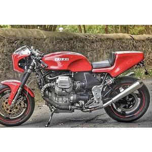 Exhaust muffler Moto Guzzi 1100 Sport Mistral conical pair - Pictures 3