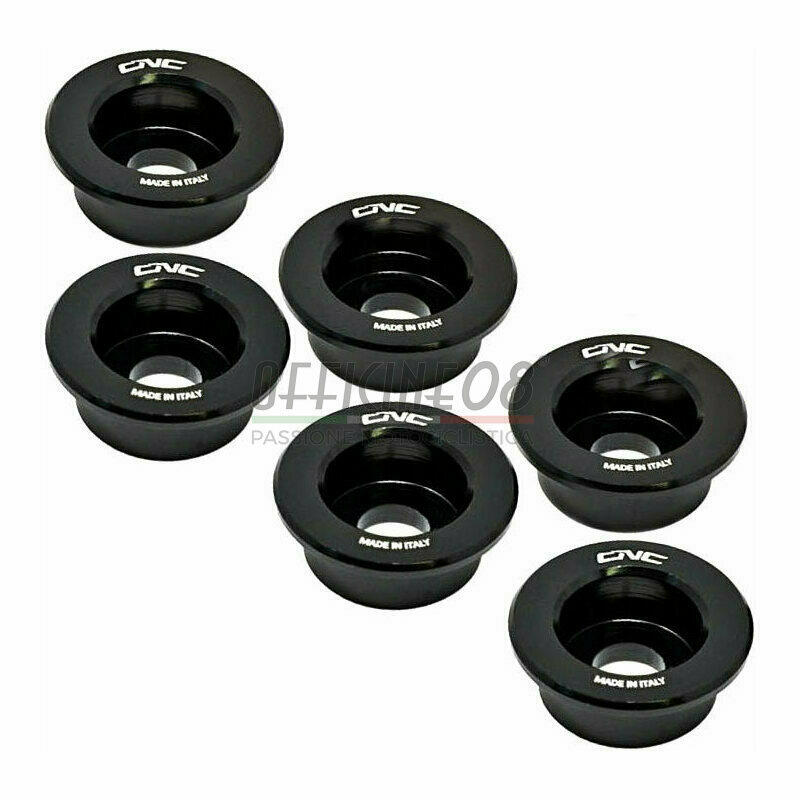 Clutch spring retainers Ducati Monster 1000 set complete CNC Racing black