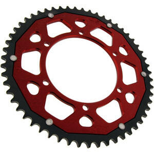 Transmission sprocket rear ZF Sprockets ZDF-25 red