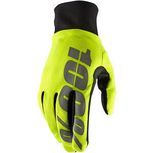 Motorcycle gloves 100% Brisker Hydromatic yellow