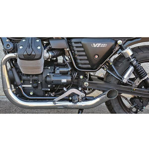 Exhaust system Moto Guzzi V 7 i.e. '15-'16 Mass Hot Rod 2-2