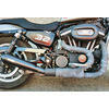 Auspuffanlage Komplett Harley-Davidson XL 883 Sportster '04-'13 Mass Cafe Racer 2-1 - Bilder 1