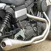 Impianto di scarico per Harley-Davidson Dyna Fat Bob 1584 Mass Cafe Racer 2-1 - Foto 1