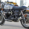 Impianto di scarico per Moto Guzzi Serie Grossa Mass Cafe Racer Curve 2-1 - Foto 1