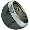 Coque de phare halogène 5.3/4'' Classic black rim chromé - Photos 1