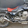 Silencieux d'échappement Moto Guzzi Serie Grossa Teste Quadre Mass Cafe Racer Curve kit 2-1 - Photos 1