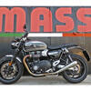 Exhaust muffler Triumph Speed Twin E5+ Mass Cafe Racer pair - Pictures 1