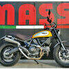 Exhaust muffler Ducati Scrambler 800 E4 Mass Cafe Racer kit 2-1 - Pictures 1